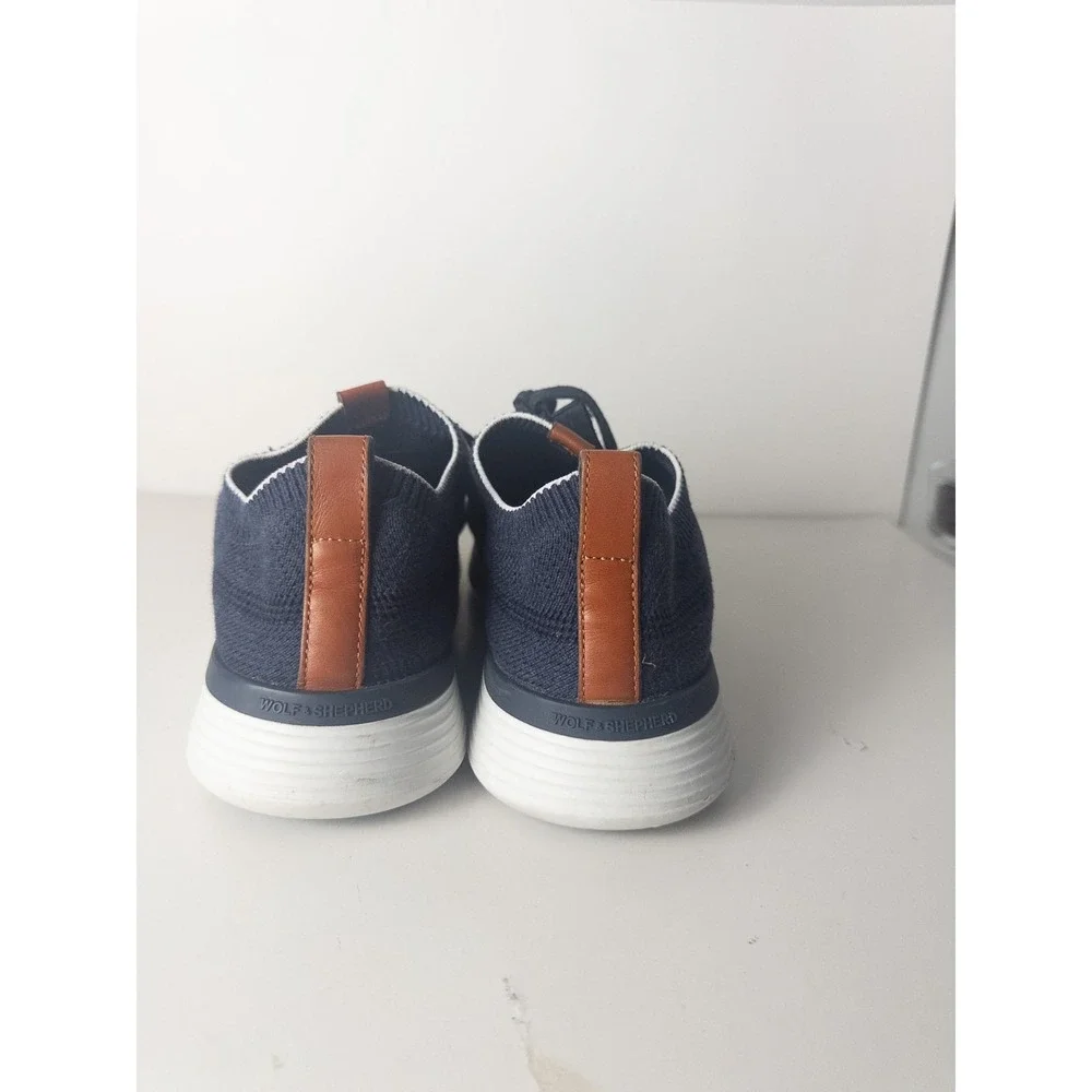 Wolf & Shepperd Supreme Comfort‎ Knit Shoes Mens US 12 Navy